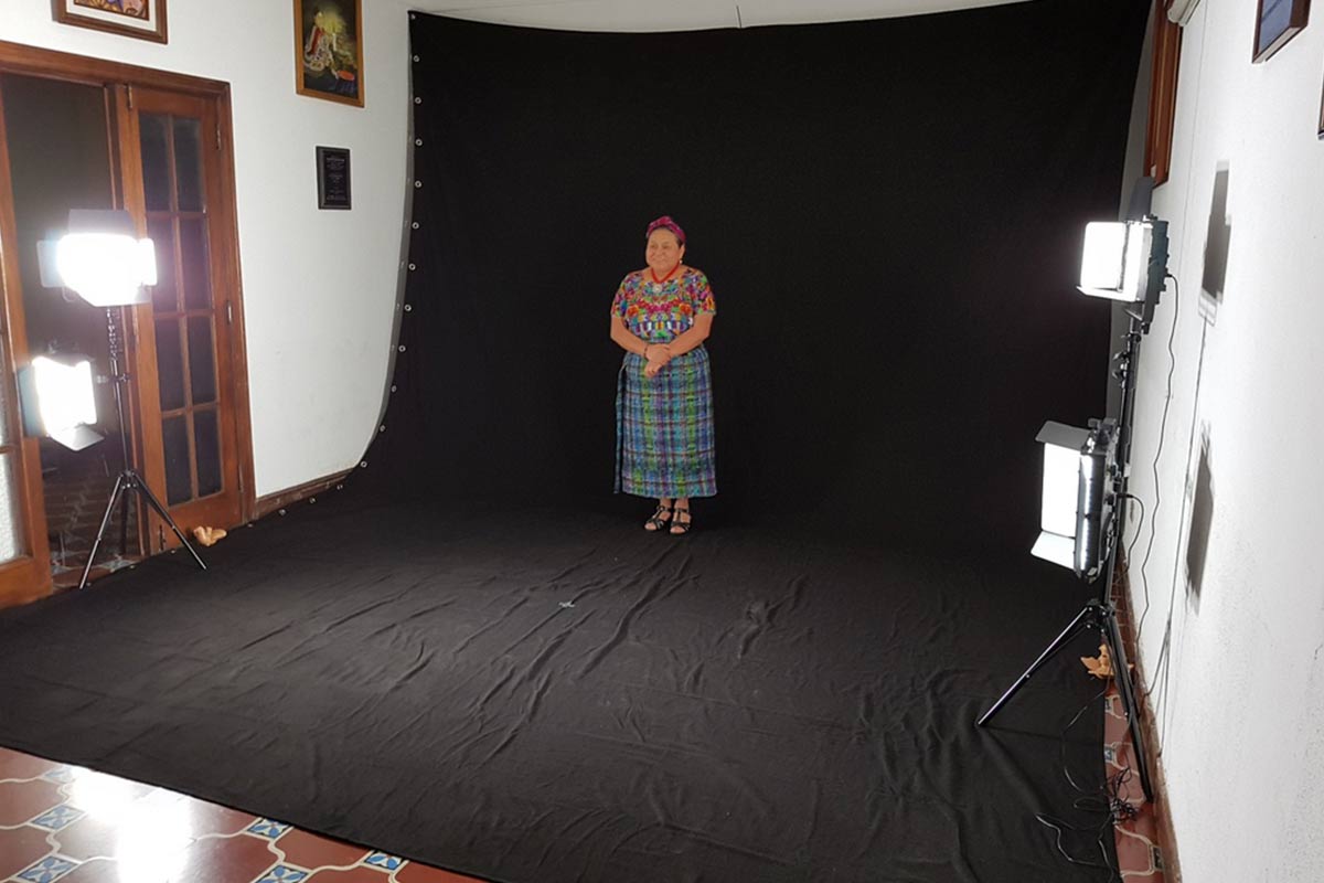 Making Of mit Rigoberta Menchu in Guatemala