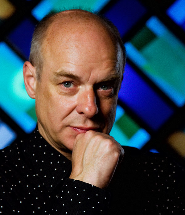 Künstler und Musik-Produzent Brian Eno