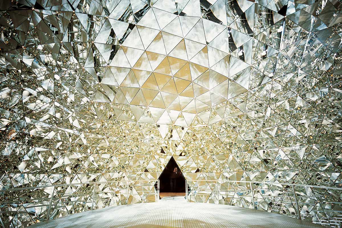 Wunderkammer Kristalldom in den Swarovski Kristallwelten