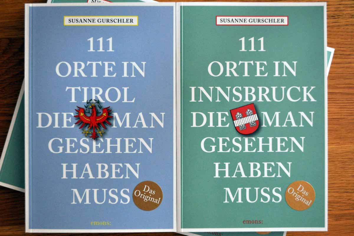 Susanne Gurschlers Buch mit Innsbruck/Tirol Tipps