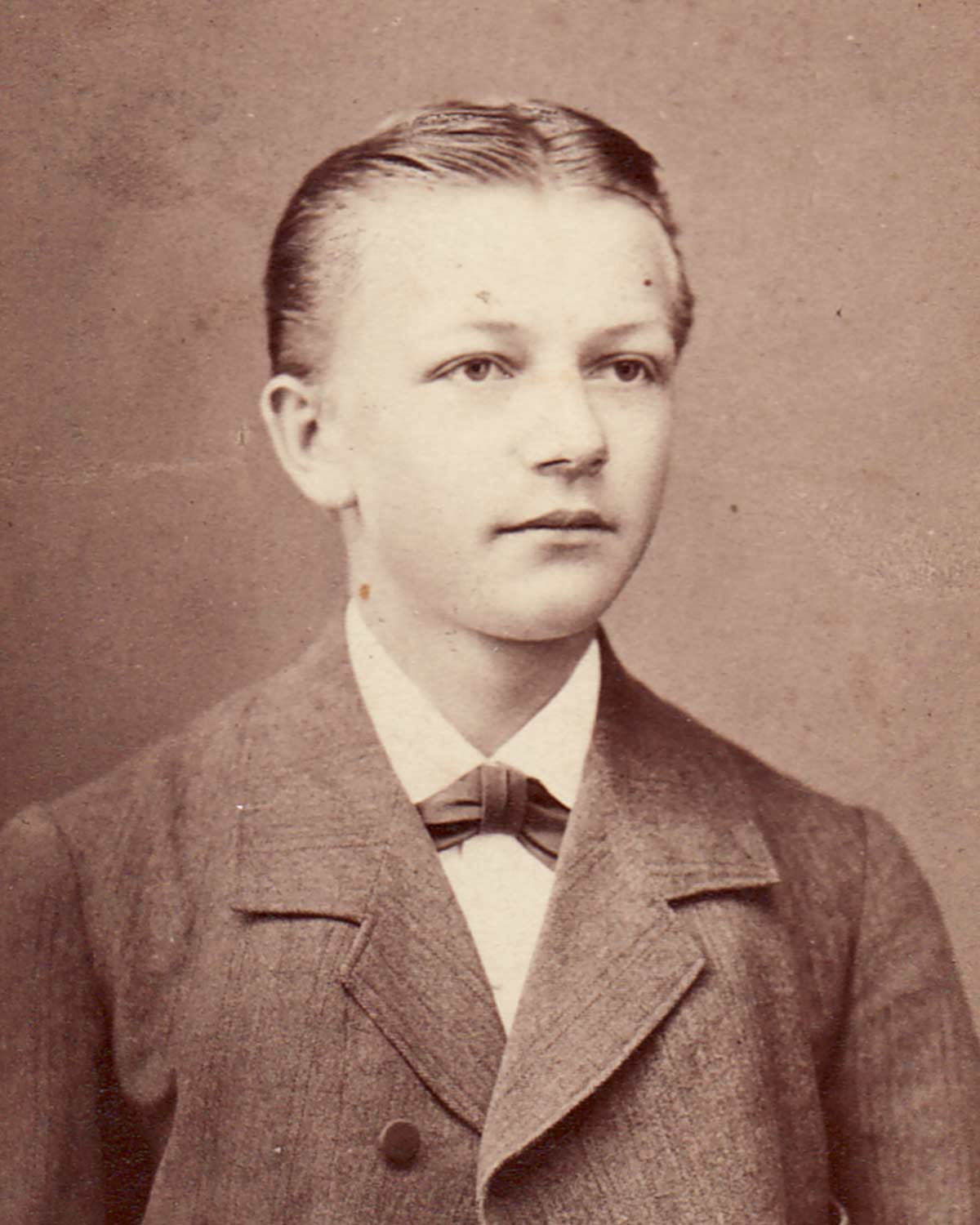 Daniel Swarovski um 1880 mit etwa 18 Jahren