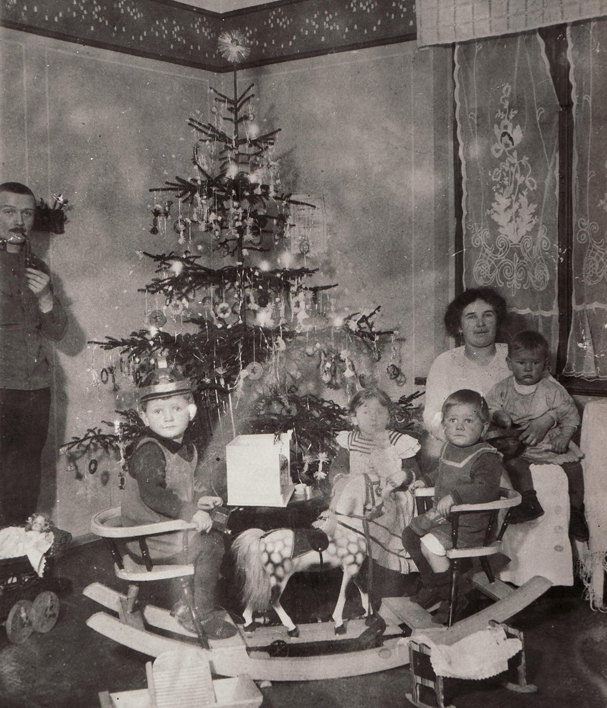Weihnachten bei Familie Fritz Swarovski, ca. 1916 ©Swarovski