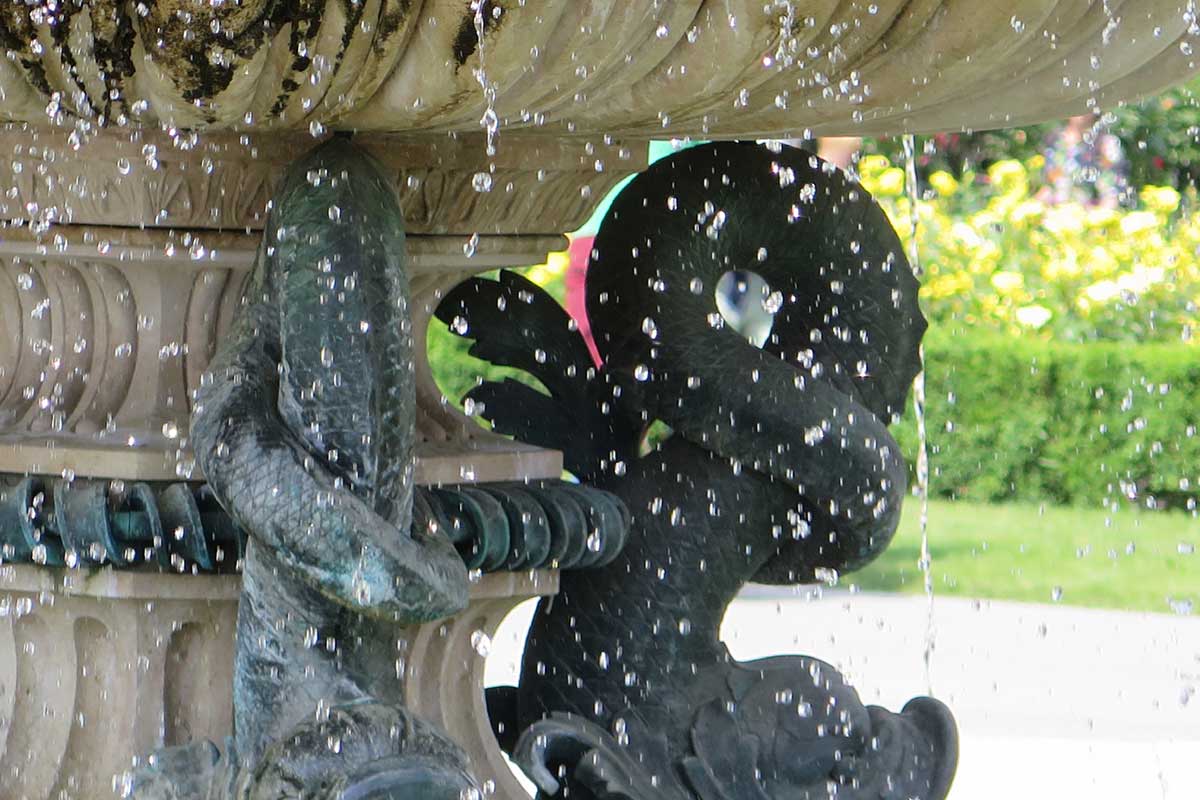 Der Brunnen im Wiener Volksgarten